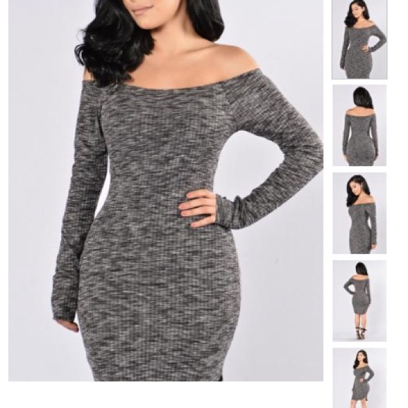 🥀DONATING 1/17 Rounded Hem Mini Dress Long Sleeve - Picture 2 of 4