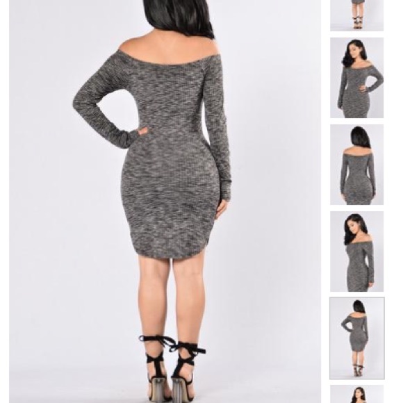 🥀DONATING 1/17 Rounded Hem Mini Dress Long Sleeve - Picture 3 of 4