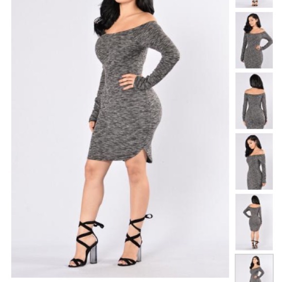 🥀DONATING 1/17 Rounded Hem Mini Dress Long Sleeve - Picture 4 of 4