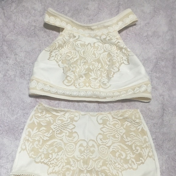 For Love & Lemons Skivies Bra + Panty set XS