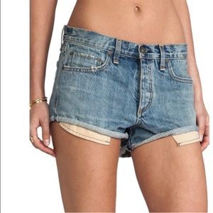 Rag & Bone Marilyn Boyfriend Jean shorts sz 26