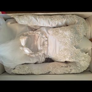 Amy Lee Hilton Bridal Junior size 10 Ivory color