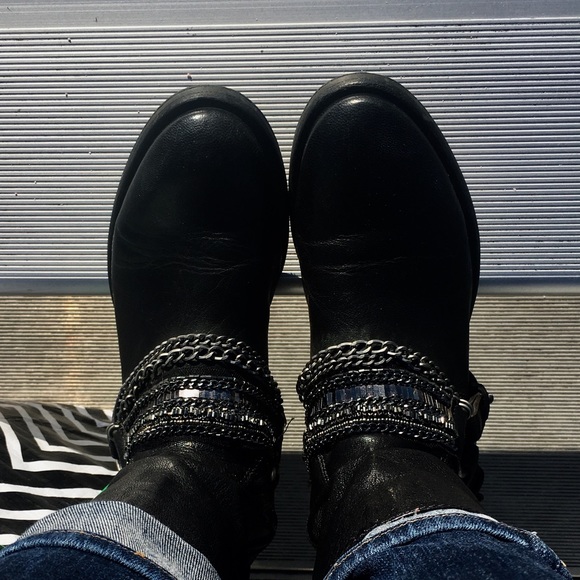 Vera Wang Shoes - *SALE* Vera Wang chain boots Vera Wang Shoes - *SALE* Vera Wang chain boots