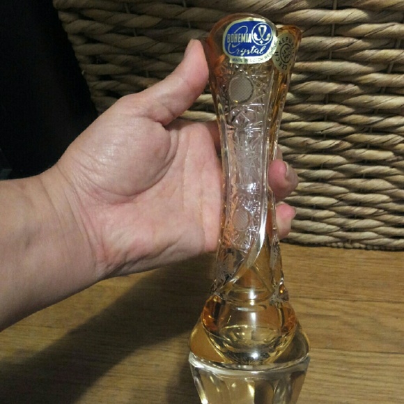 CROSS SOLD: Czech Bohemian Crystal Vase