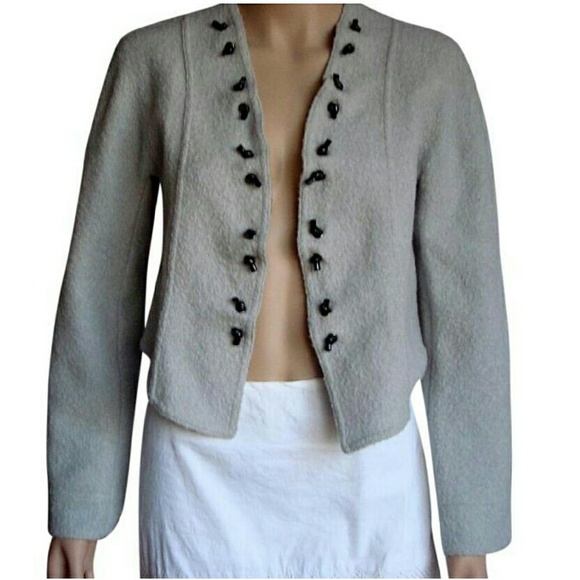 Giorgio Armani Heather Gray Wool Blazer - image 1