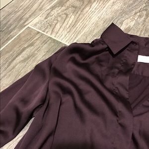 Small tall silk tunic