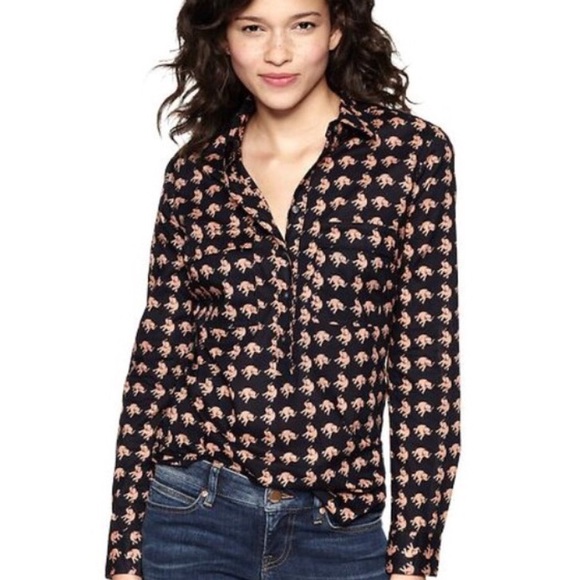 GAP Tops - Gap Elephant Popover