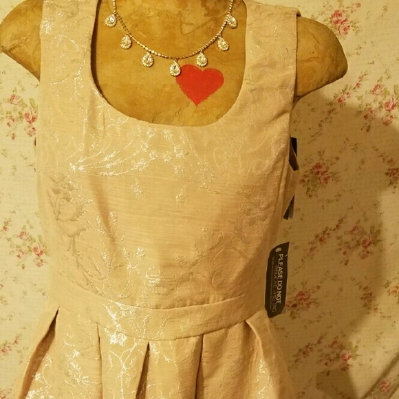 Pink eva mendes skater dress