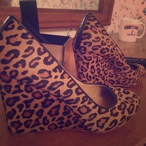 Beautiful banana republic wedge heels