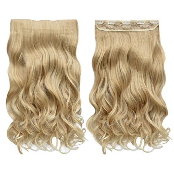 🌼Blonde Clip in Hair Extension NWOT - Picture 1 of 3