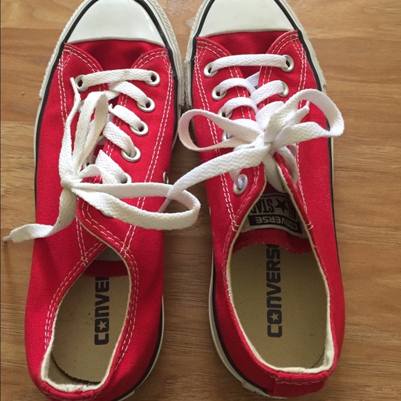 Red converse