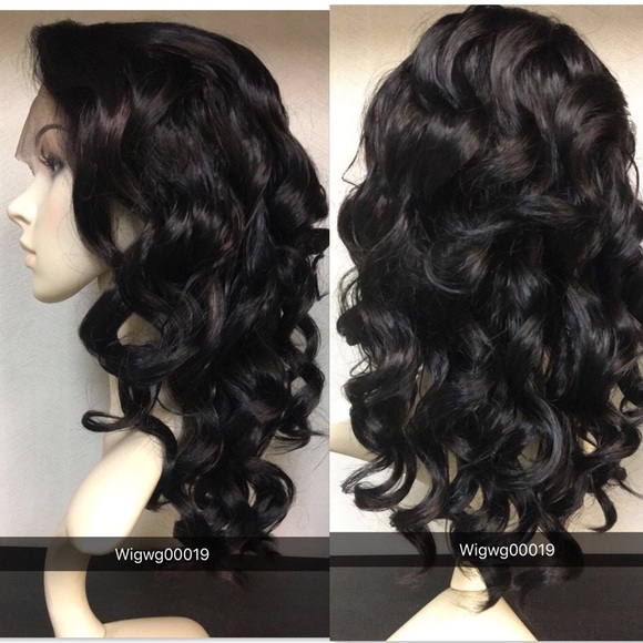 Accessories - Curly synthetic lace front wig