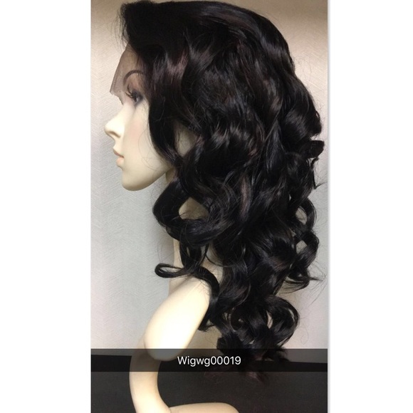 Curly synthetic lace front wig - Picture 3 of 4