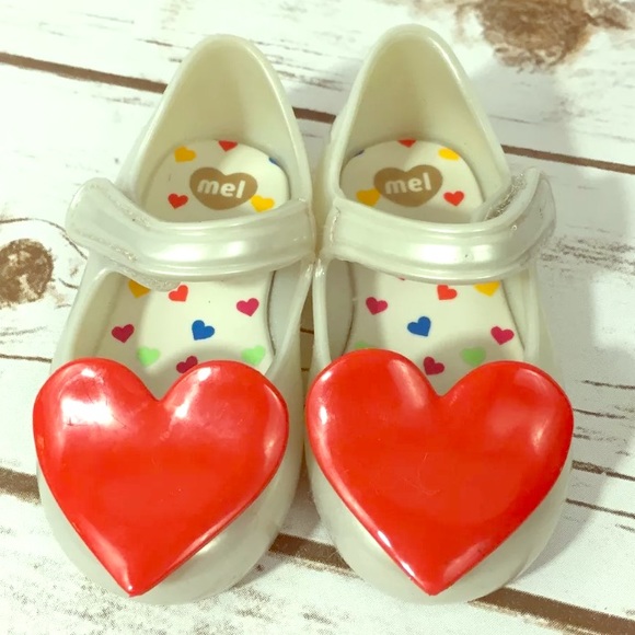 Mini Melissa Other - SOLD Mel by Melissa Ivory Pearl Mary Janes