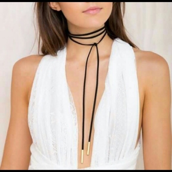 NWT Long tassel choker necklace - Picture 2 of 6
