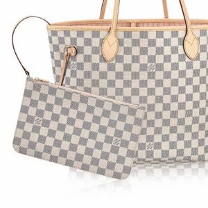 louis vuitton azur never full clutch