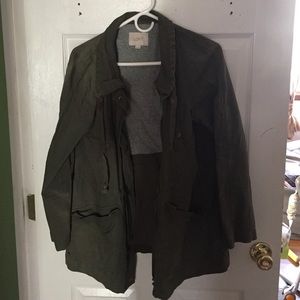 Army green jacket