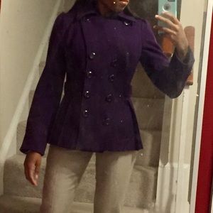 GUESS Purple Peacoat