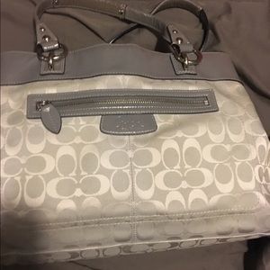 Large Coach Signature Hobo