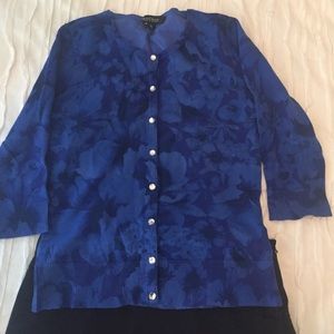 White House Black Market cardigan sparkly buttons