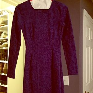 Bright Royal Blue Lace Dress
