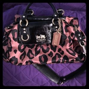 Rare ocelot coach bag
