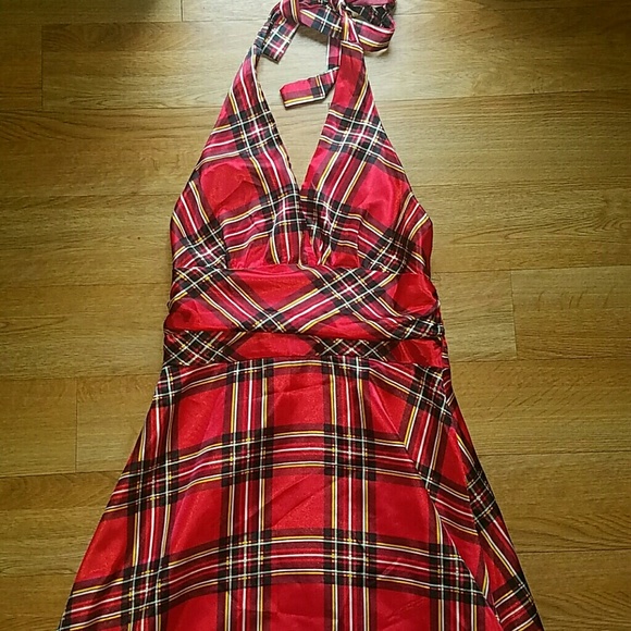 New! Plaid  Dress