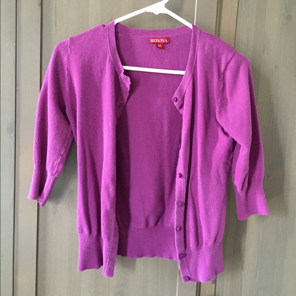 Magenta cardigan