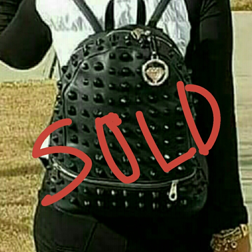 Sold Stud N Chic Backpack Black