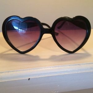Heart shaped sunglasses