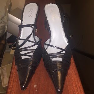 Like new BCBG Paris Gilly ankle strap pumps