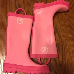PINK RUBBER BOOTS