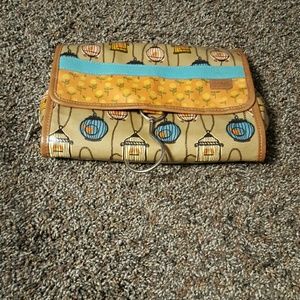 Fossil trifold travel toiletry bag