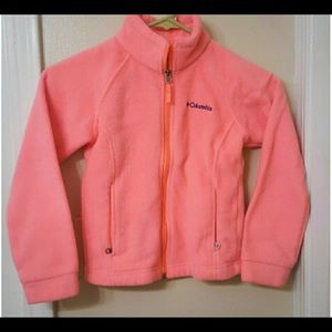 Girls Columbia Pink Jacket