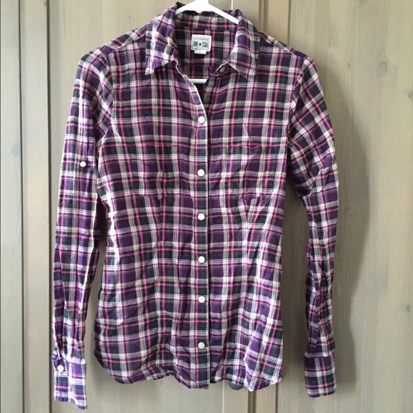 Converse plaid button-down shirt