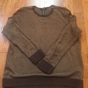 Beautiful Ralph Lauren sweater with zipper detail