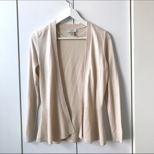 loft beige cardigan