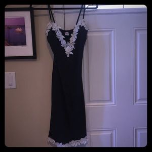 Sundress with floral lace