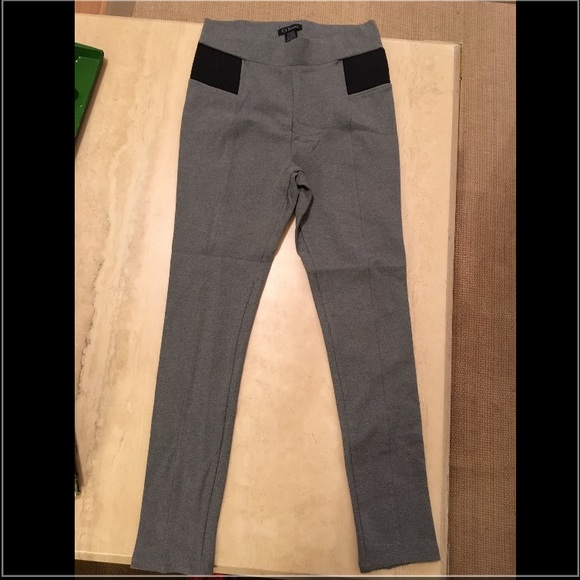 Gray Ridding Spandex Riding Pants Leggings Stretch