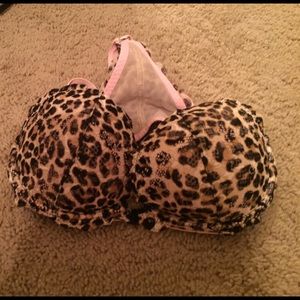 cheetah print razor back bra