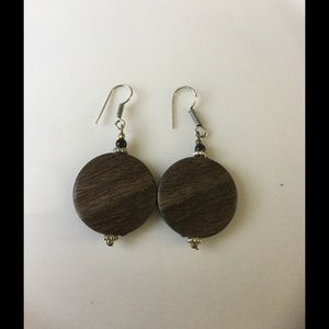 Wooden earrings