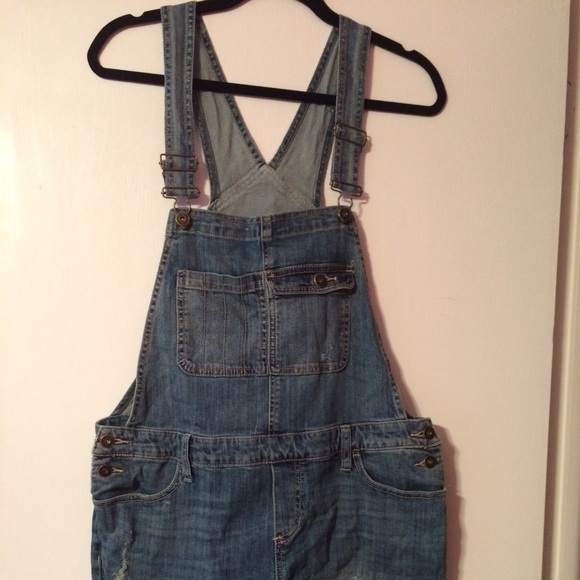 Jean Overall Shorts