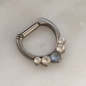 Industrial strength septum or daith clicker