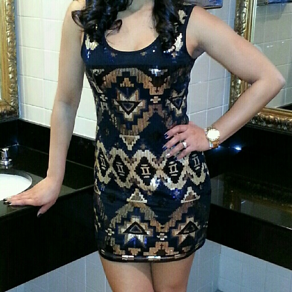 Cache Sequin Dress - image 3