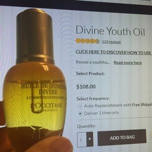 L'Occitane Natural Divine Youth Oil