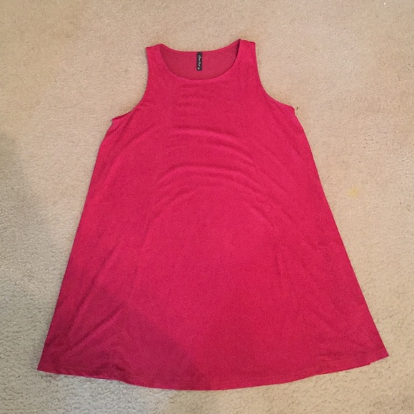 Final Touch suede dress