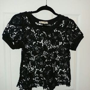 Lace crop top