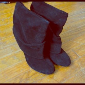 Steve Madden Suede Fold Over Bootie