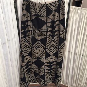 Billabong Tribal Print Maxi Skirt