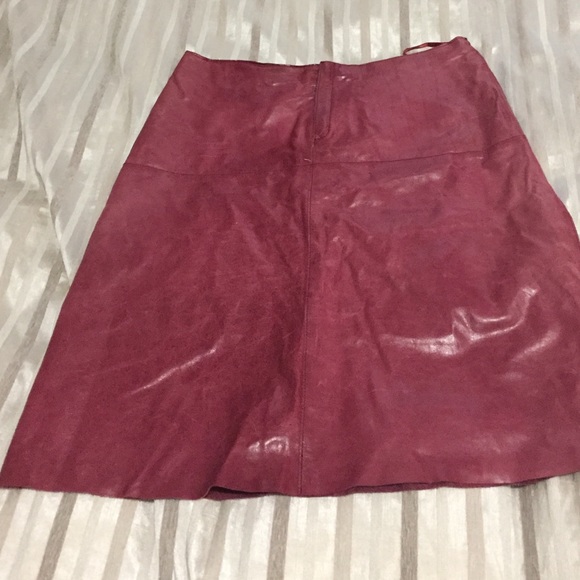 Leather skirt